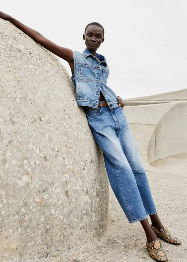 ME+EM Authentic Denim Vest | Women Denim