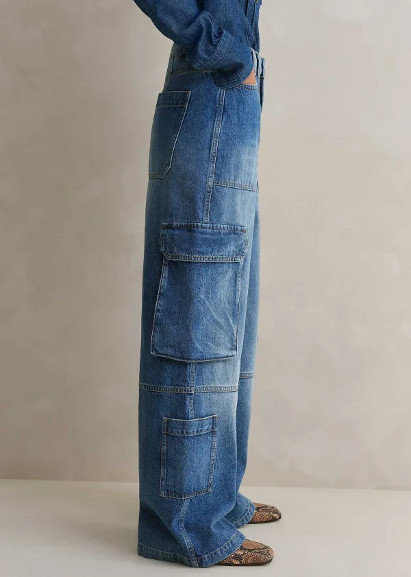 baggy_cargo_denim_trouser_2-1.webp ME+EM Baggy Cargo Denim Trouser | Women Cargo Trousers