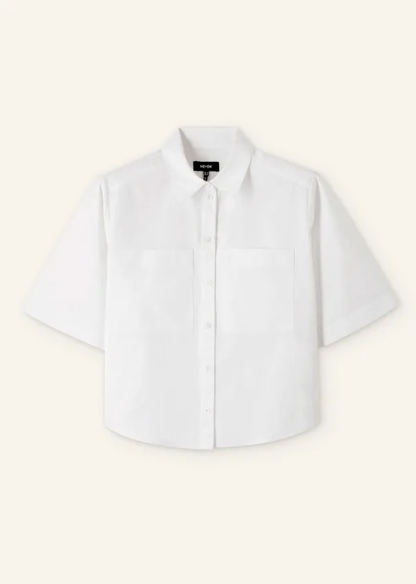 ME+EM Boxy Cargo Crop Shirt | Women Shirts