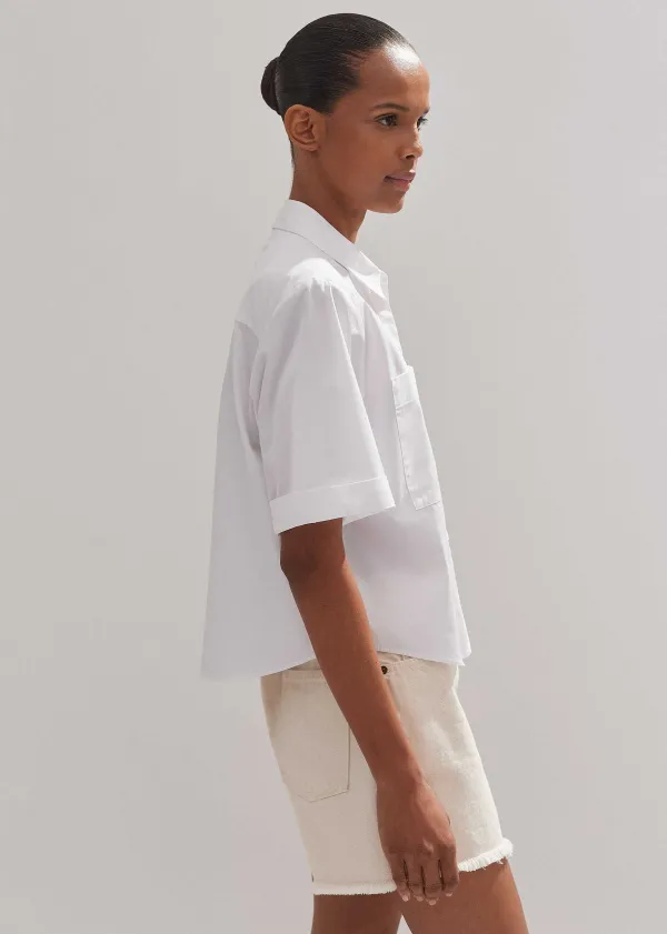 ME+EM Boxy Cargo Crop Shirt | Women Shirts