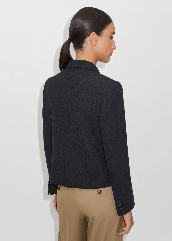 ME+EM Bracelet Sleeve Boucle Crop Jacket | Women Crop Jackets