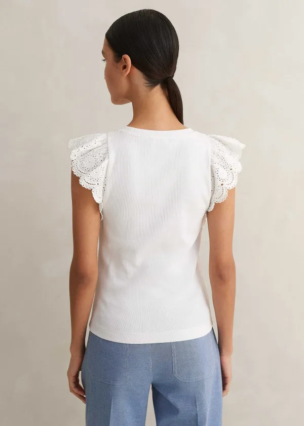 broderie_trim_tank_top_3.webp ME+EM Broderie Trim Tank Top | Women T-Shirts