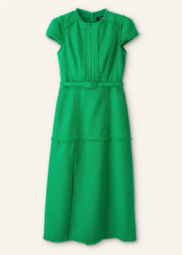 ME+EM Cap Sleeve Midi Dress | Women Midi Dresses