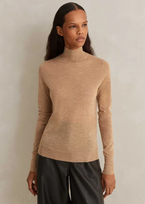 ME+EM Cashmere Barely There Layering Jumper | Women Jumpers