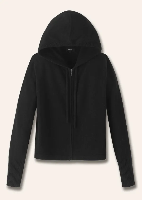 ME+EM Cashmere Relaxed Fit Box Zip Hoody | Women Cashmere