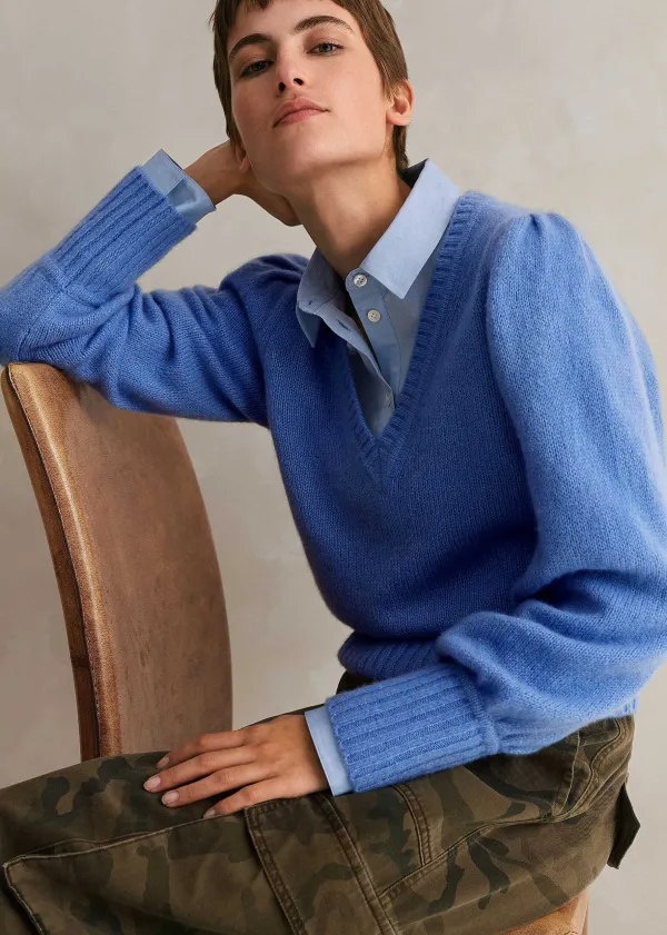 cashmere_silk_vneck_jumper_3.webp ME+EM Cashmere Silk V-Neck Jumper | Women Jumpers