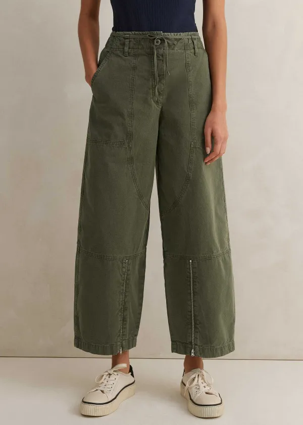 ME+EM Casual Crop Trouser | Women Crop Trousers