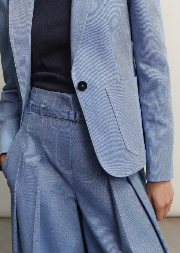 chambray_tailoring_wideleg_trouser_suit_3.webp ME+EM Chambray Tailoring Wide-Leg Trouser Suit | Women Suits And Co-Ords