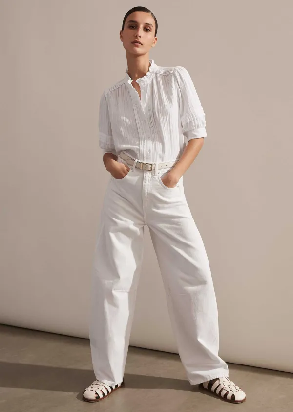 cheesecloth_blouse_2.webp ME+EM Cheesecloth Blouse | Women Blouses