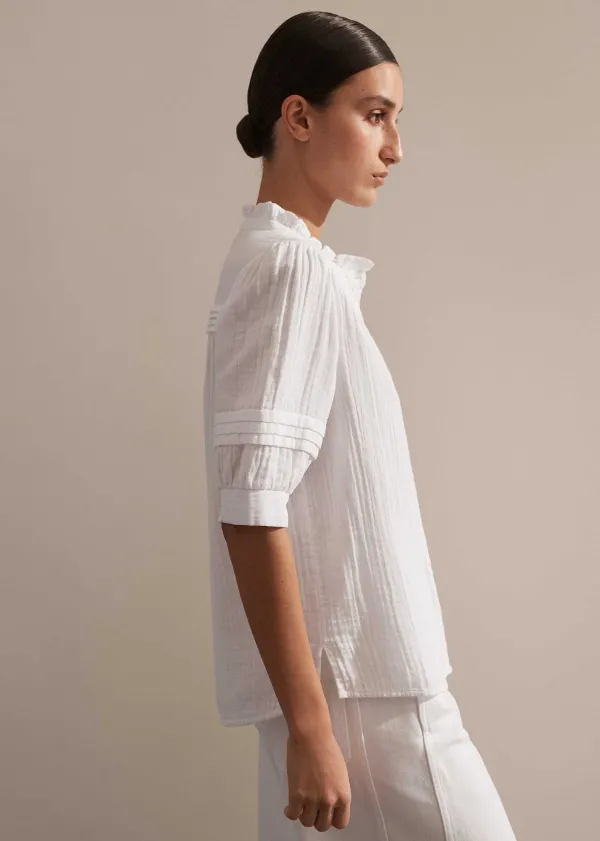 cheesecloth_blouse_3.webp ME+EM Cheesecloth Blouse | Women Blouses