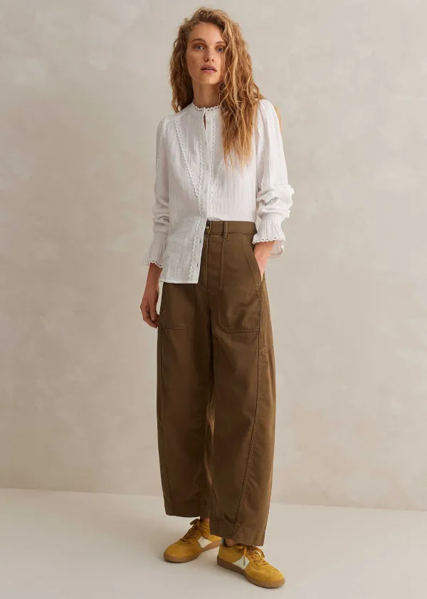 cheesecloth_broderie_trim_blouse_2.webp ME+EM Cheesecloth Broderie Trim Blouse | Women Blouses