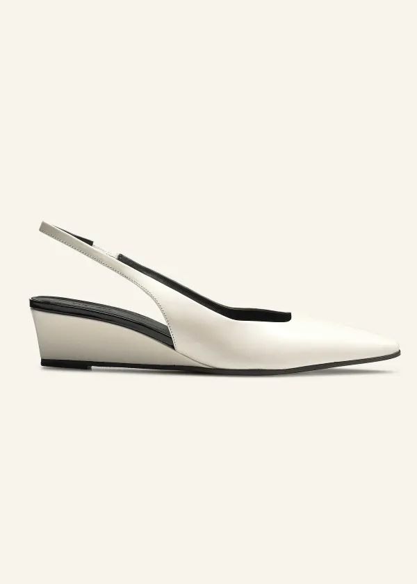 ME+EM Chisel Toe Wedge Slingback | Women Heels