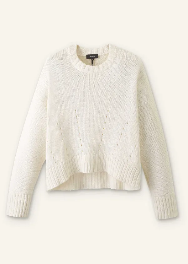 ME+EM Chunky Cotton Curved Hem Jumper | Women Jumpers