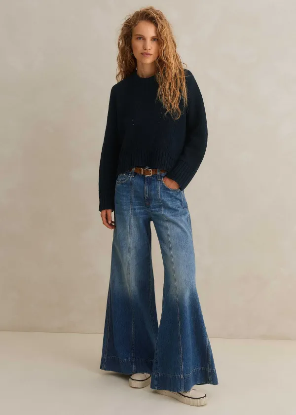 chunky_cotton_curved_hem_jumper_3-2.webp ME+EM Chunky Cotton Curved Hem Jumper | Women Jumpers