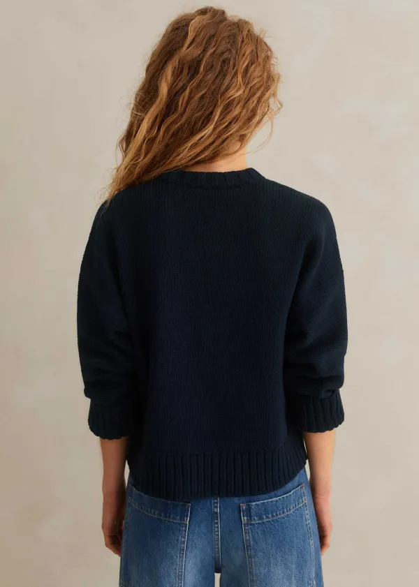 chunky_cotton_curved_hem_jumper_4-2.webp ME+EM Chunky Cotton Curved Hem Jumper | Women Jumpers