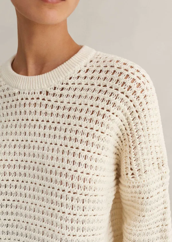 chunky_cotton_open_stitch_box_jumper_5-1.webp ME+EM Chunky Cotton Open Stitch Box Jumper | Women Jumpers