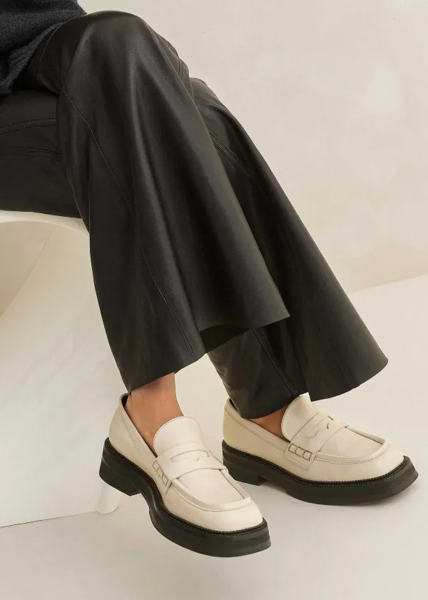 ME+EM Chunky Square Toe Loafer | Women Flat Shoes