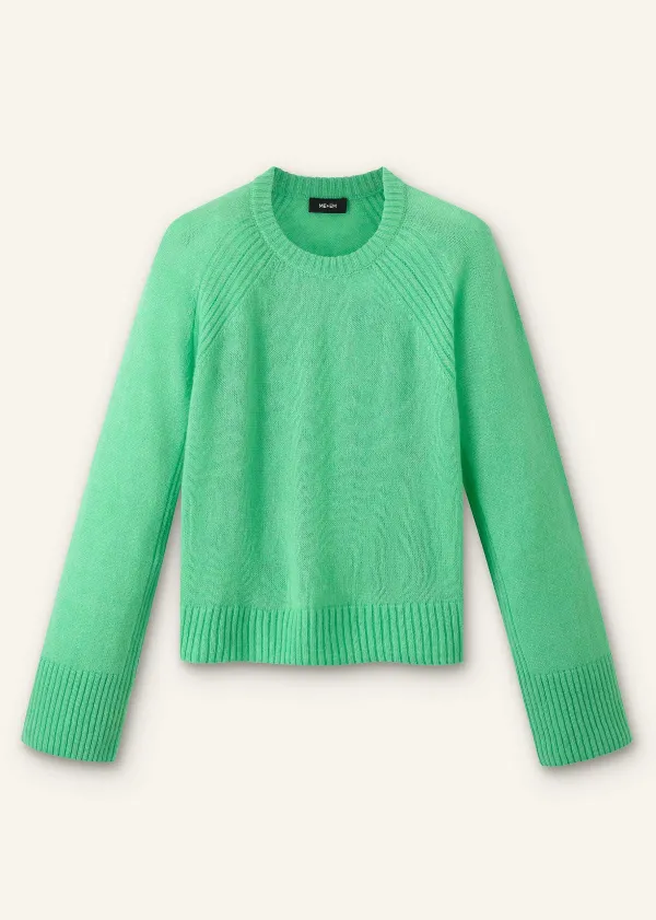 ME+EM Cloud-Soft Merino Cashmere Silk Cropped Box Jumper | Women Jumpers