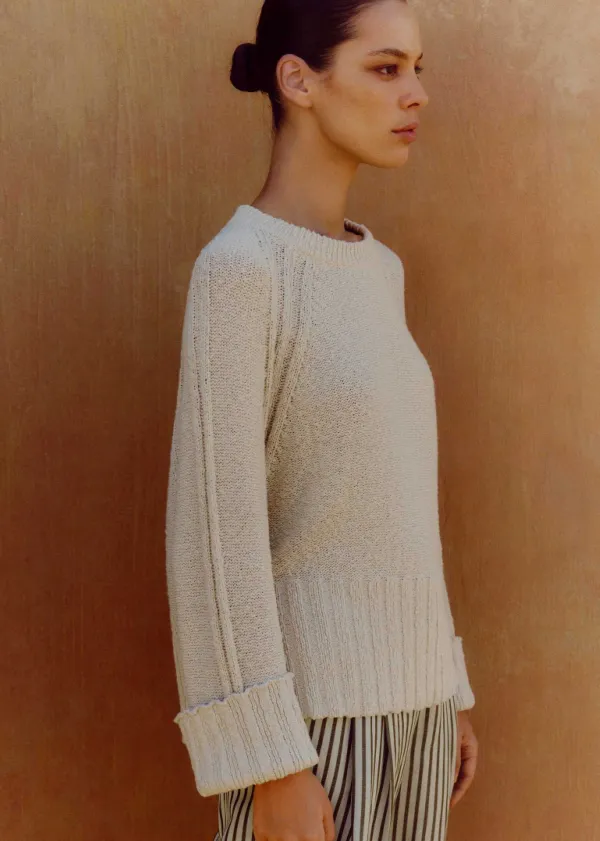 cotton_boucl_relaxed_jumper_4.webp ME+EM Cotton Boucl Relaxed Jumper | Women Jumpers