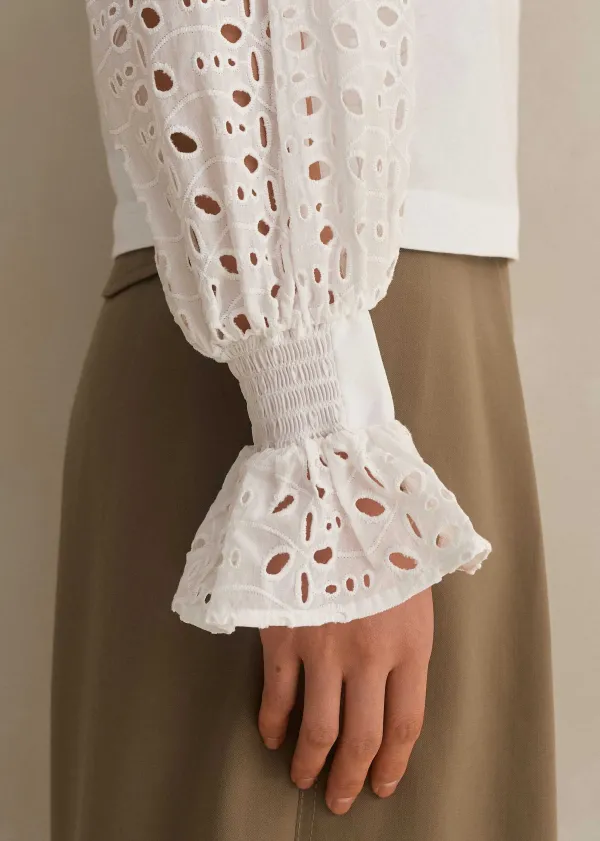 cotton_broderie_layering_shirt_6.webp ME+EM Cotton Broderie Layering Shirt | Women Shirts