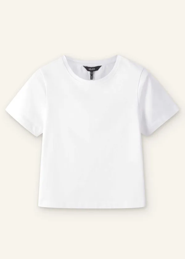 ME+EM Cotton Crop Tee | Women T-Shirts