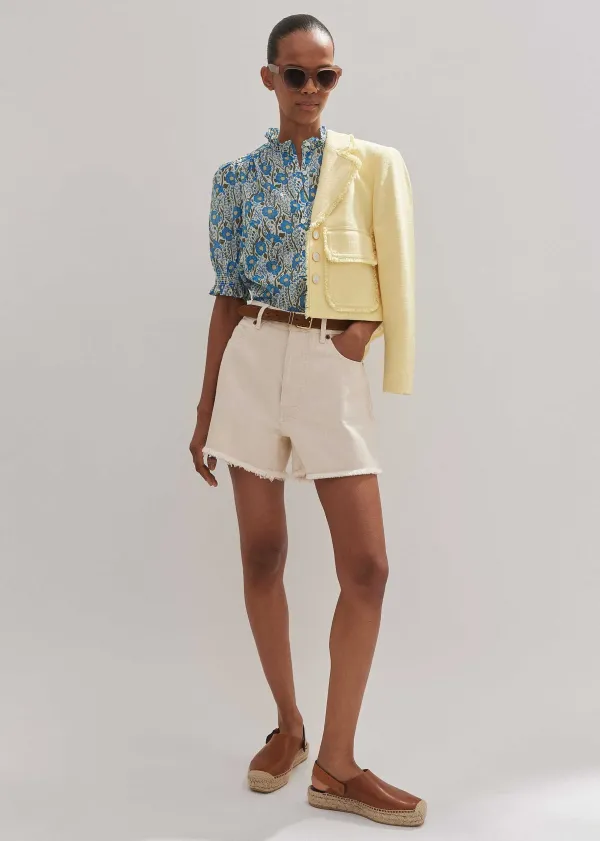 ME+EM Cotton English Garden Print Top | Women Blouses