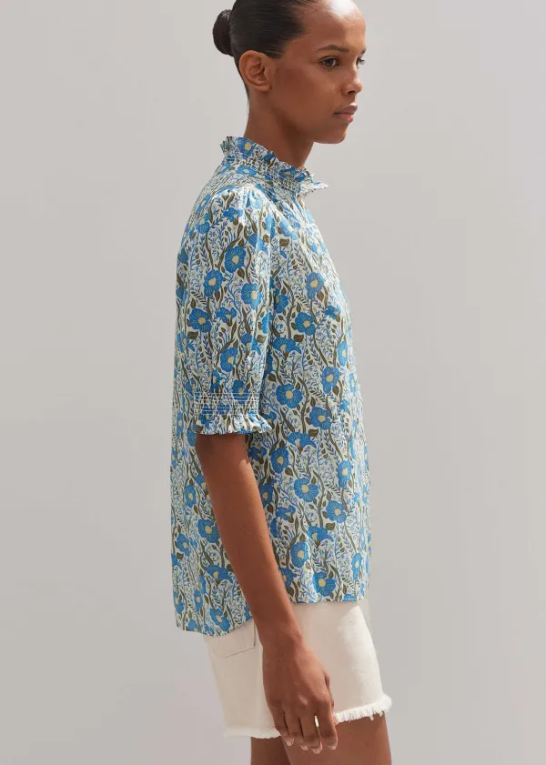 ME+EM Cotton English Garden Print Top | Women Blouses