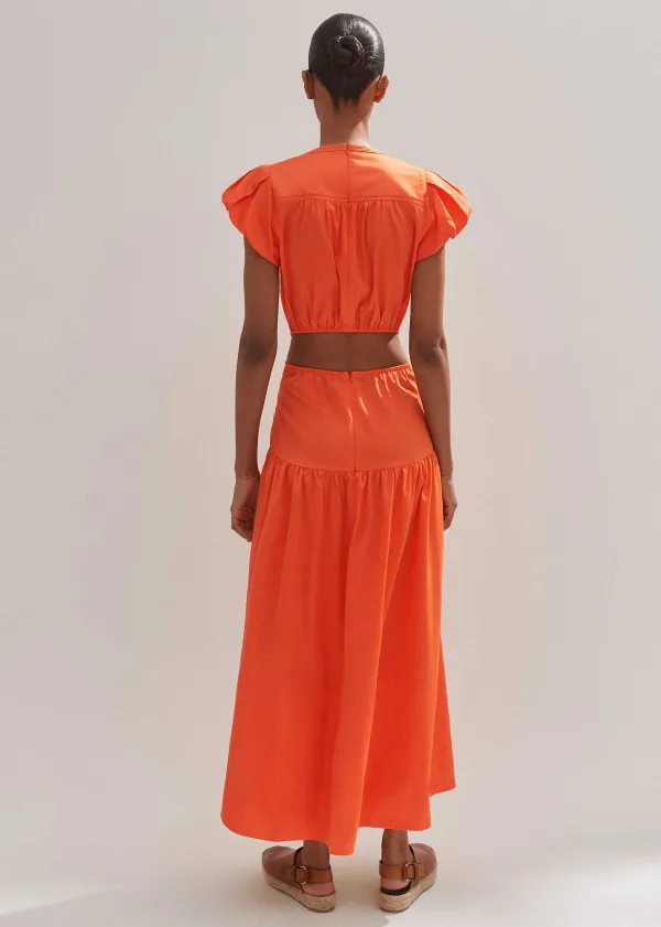 cotton_poplin_cutout_maxi_dress_2.webp ME+EM Cotton Poplin Cut-Out Maxi Dress | Women Maxi Dresses