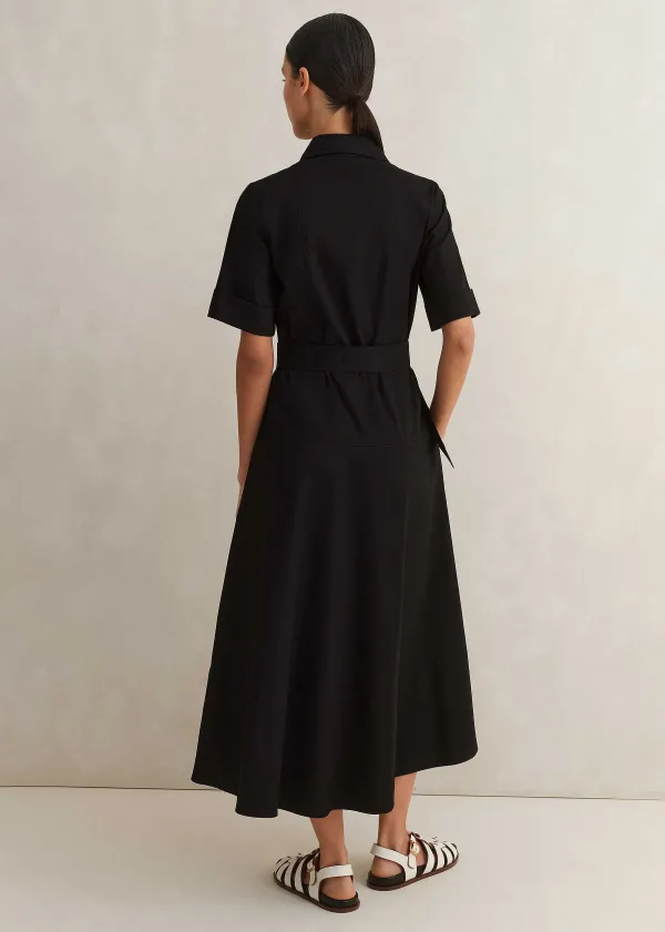 cotton_sateen_midi_shirt_dress__belt_12.webp ME+EM Cotton Sateen Midi Shirt Dress + Belt | Women Midi Dresses