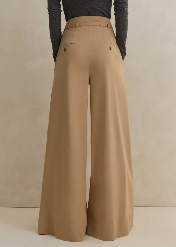 cotton_super_highwaisted_trouser__belt_4.webp ME+EM Cotton Super High-Waisted Trouser + Belt | Women Wide-Leg Trousers