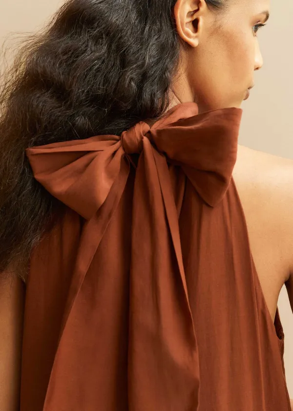 cotton_voile_halterneck_fulllength_dress_10.webp ME+EM Cotton Voile Halterneck Full-Length Dress | Women Maxi Dresses