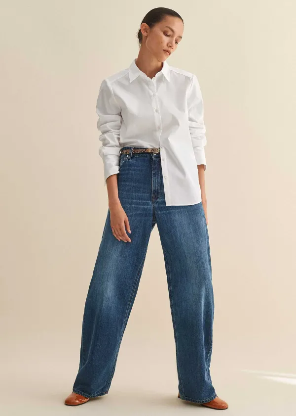 ME+EM Crease Less Cotton Forever Shirt | Women Shirts