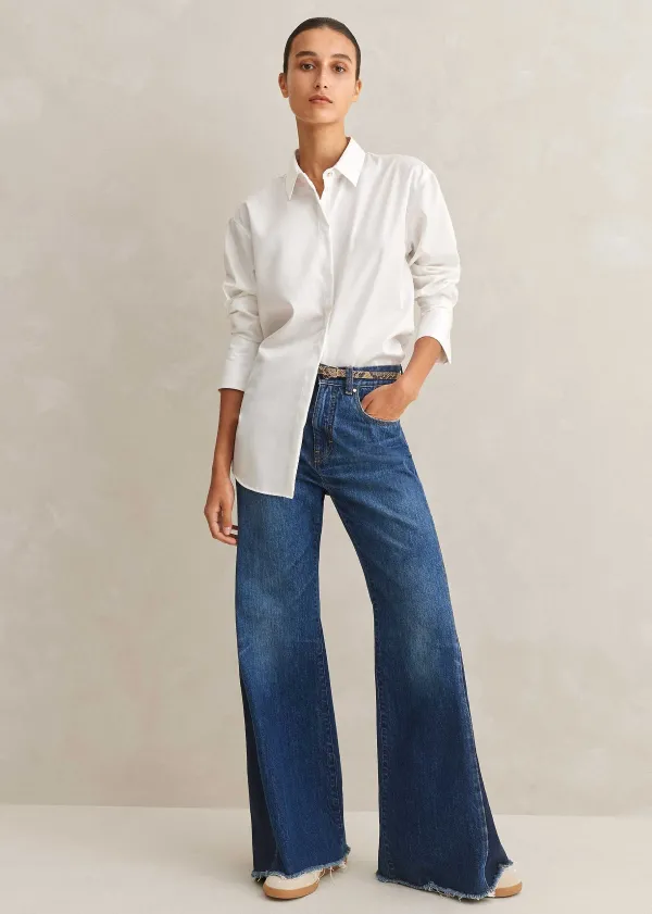 crease_less_cotton_relaxed_boyfriend_shirt_5.webp ME+EM Crease Less Cotton Relaxed Boyfriend Shirt | Women Shirts