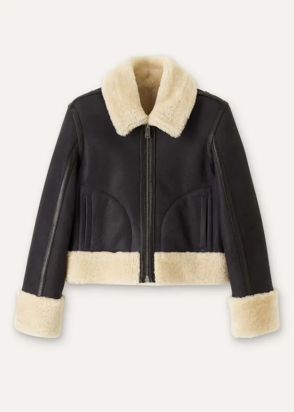 ME+EM Crop Aviator Jacket | Women Crop Jackets