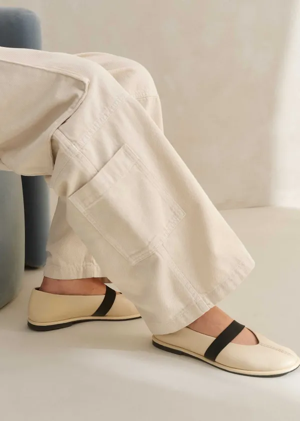 ME+EM Elasticated Strap Mary Jane | Women Flat Shoes