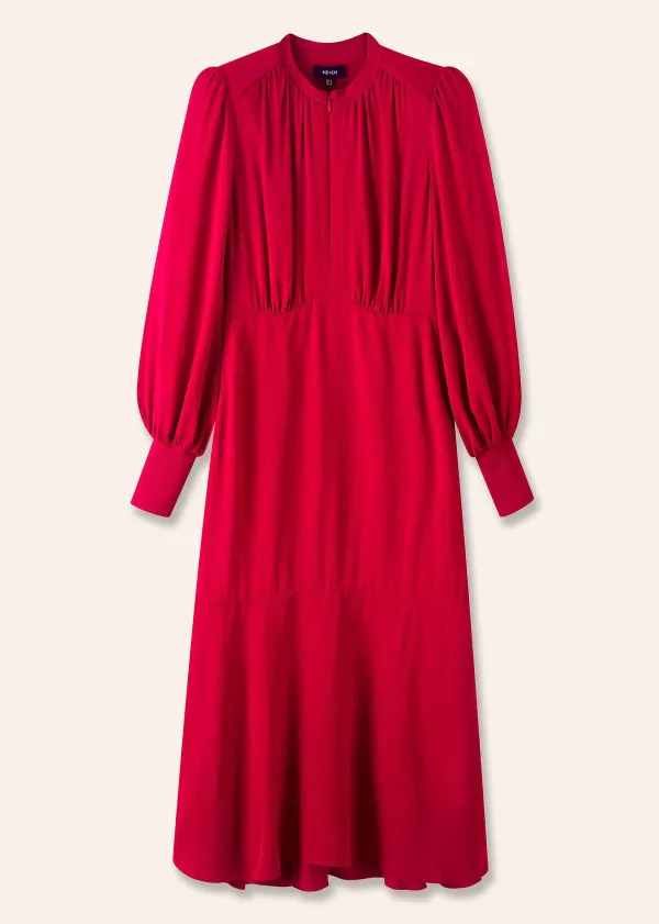 ME+EM Elegant Panelled Midi Dress | Women Midi Dresses