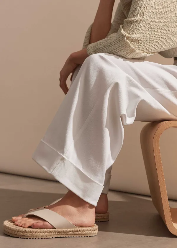 ME+EM Espadrille Flip Flop | Women Flat Shoes