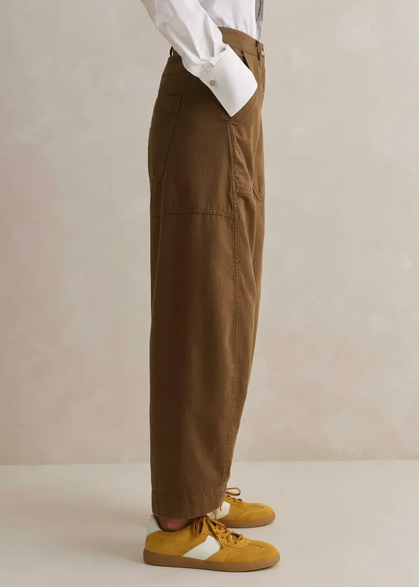 ME+EM Extreme Seam Casual Trouser | Women Crop Trousers