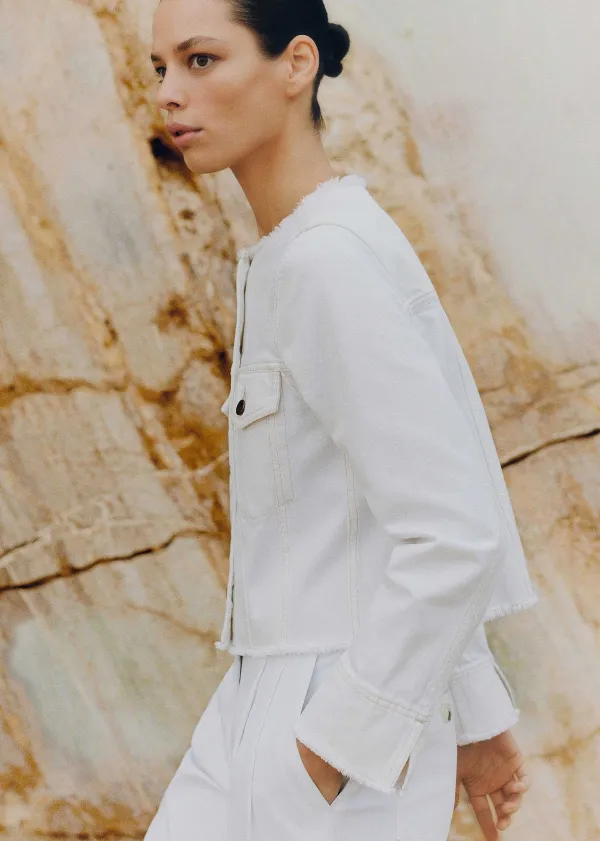 frayed_edge_denim_crop_jacket_5.webp ME+EM Frayed Edge Denim Crop Jacket | Women Crop Jackets