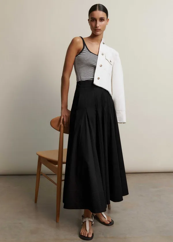 heavy_cotton_sateen_maxi_skirt_4.webp ME+EM Heavy Cotton Sateen Maxi Skirt | Women Skirts