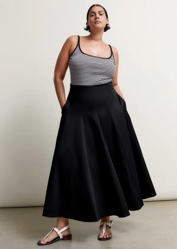 heavy_cotton_sateen_maxi_skirt_8.webp ME+EM Heavy Cotton Sateen Maxi Skirt | Women Skirts