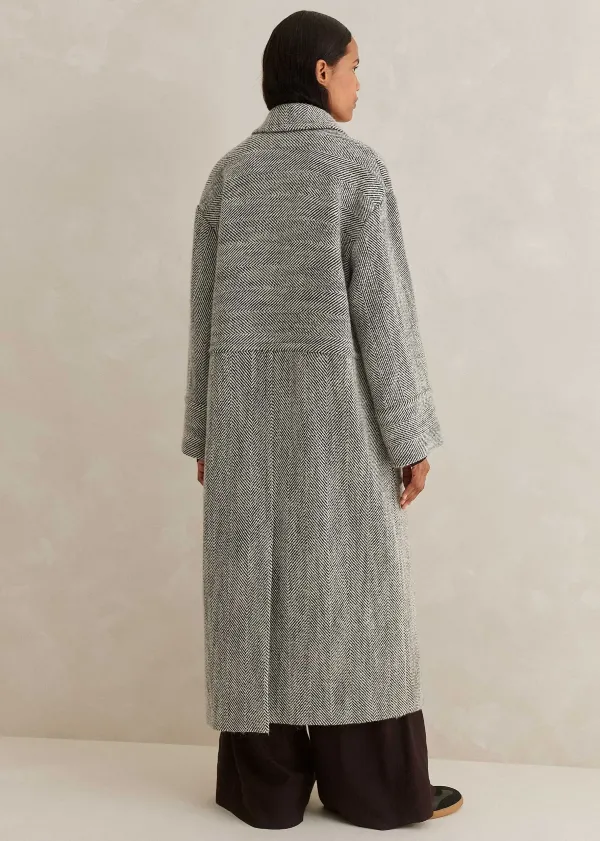 ME+EM Herringbone Town-To-Country Coat | Women Coats