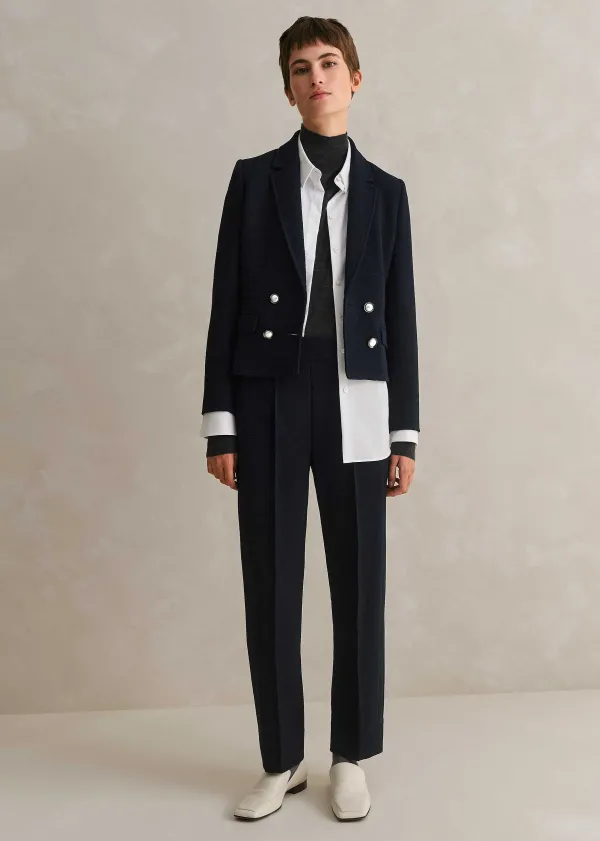 ME+EM High Waisted Slim Cropped Trouser Suit | Women Suits And Co-Ords