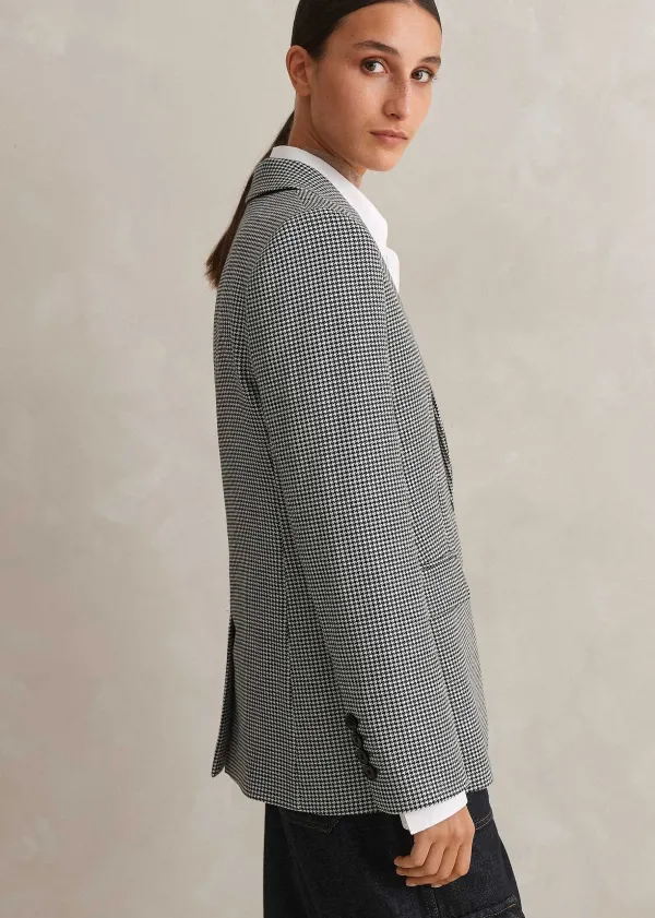 houndstooth_singlebreasted_blazer_2.webp ME+EM Houndstooth Single-Breasted Blazer | Women Blazers