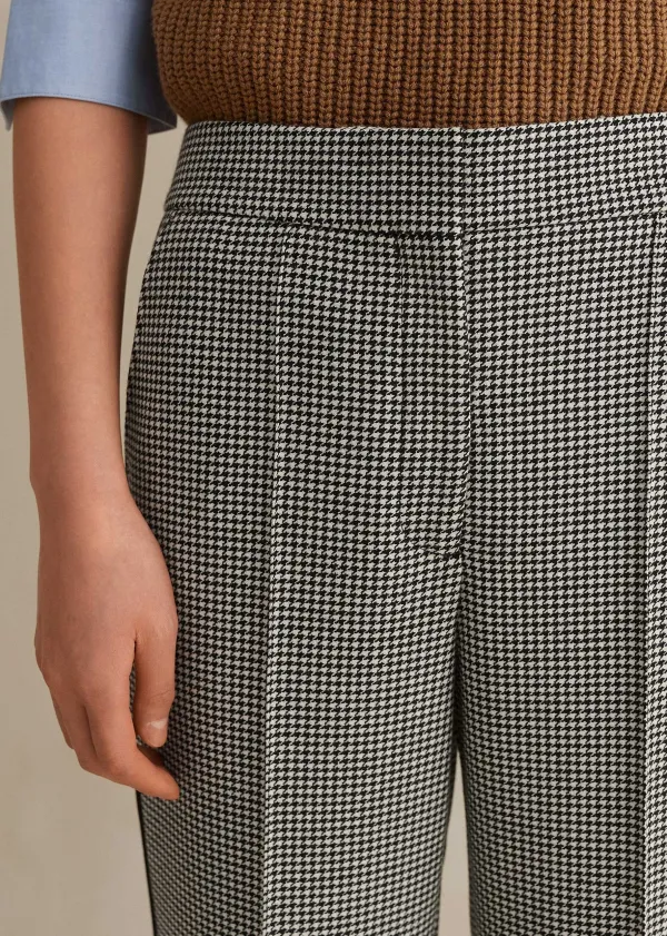 houndstooth_slim_crop_trouser_2.webp ME+EM Houndstooth Slim Crop Trouser | Women Slim Trousers
