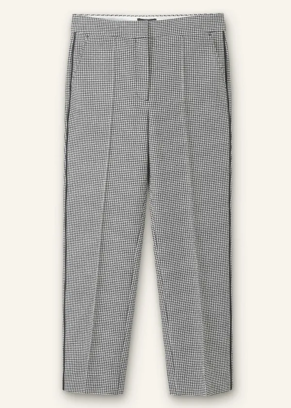 houndstooth_slim_crop_trouser_3.webp ME+EM Houndstooth Slim Crop Trouser | Women Slim Trousers