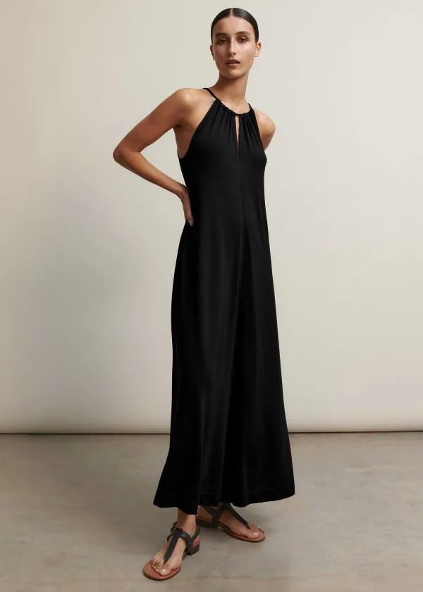 interlock_halterneck_maxi_dress_2.webp ME+EM Interlock Halterneck Maxi Dress | Women Maxi Dresses