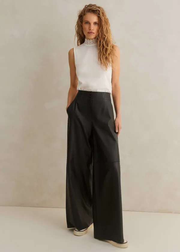 lace_trim_crew_neck_layering_tank_3.webp ME+EM Lace Trim Crew Neck Layering Tank | Women Layering Tops