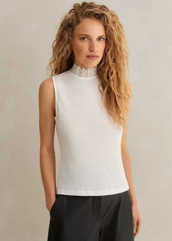 lace_trim_crew_neck_layering_tank_5.webp ME+EM Lace Trim Crew Neck Layering Tank | Women Layering Tops