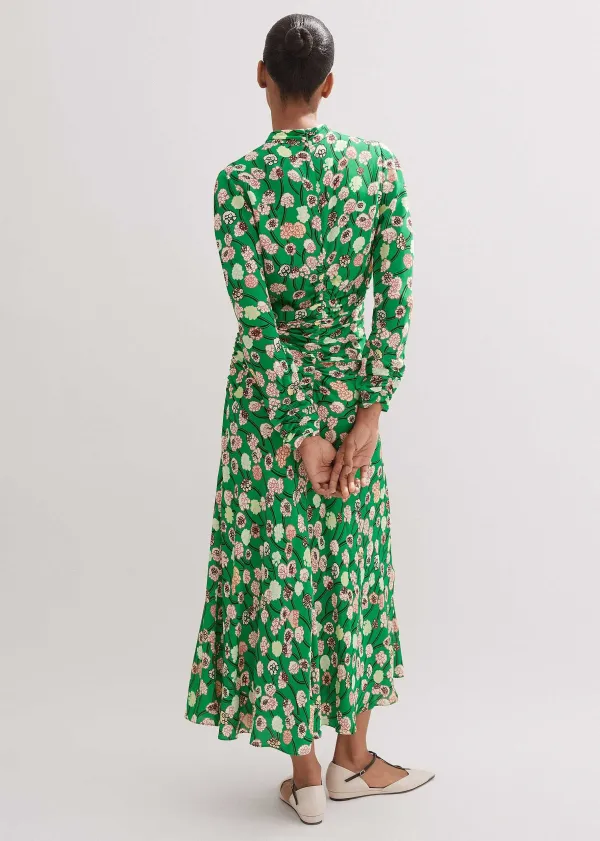 ME+EM Lantana Flower Print Midi Dress | Women Midi Dresses